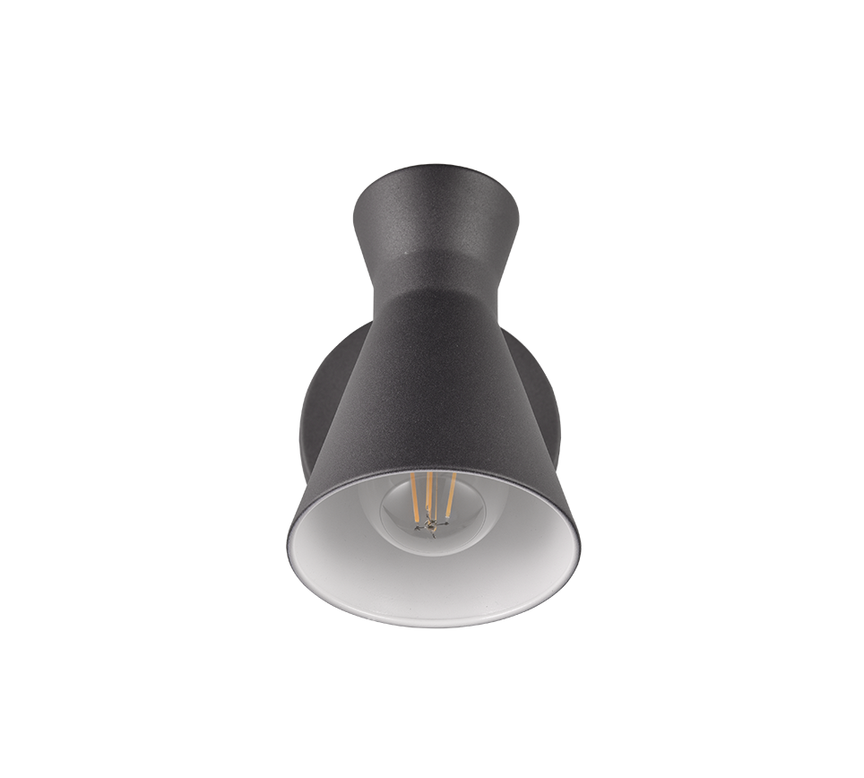 Seinavalgusti E27 must matte - Image 9