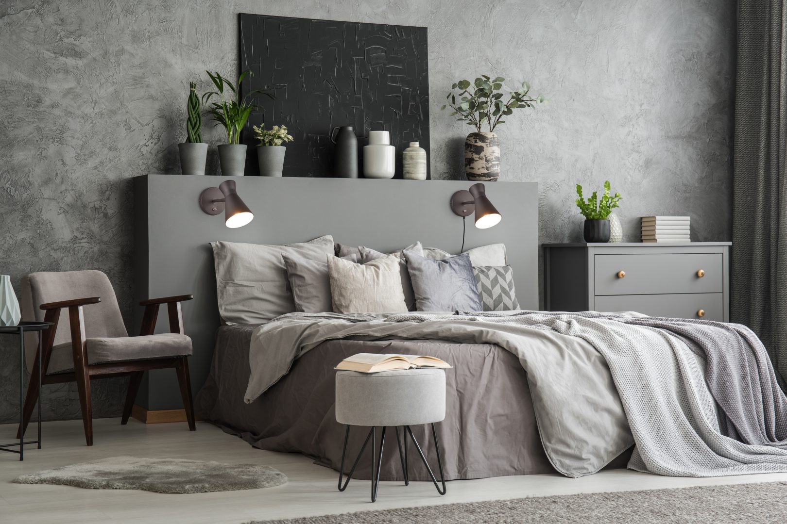 Seinavalgusti E27 must matte - Image 2