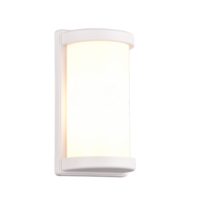 Seinavalgusti E27 matt valge