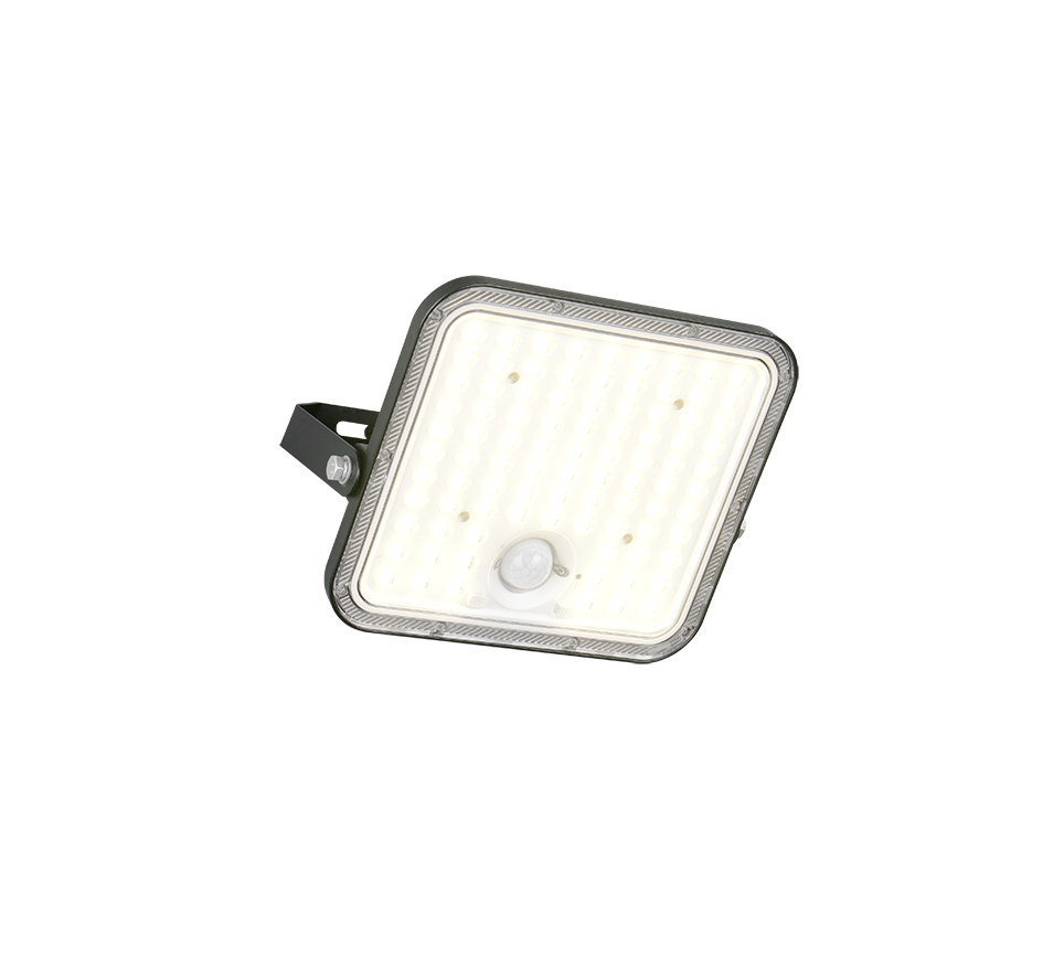 Seinavalgusti päikesepaneeliga LED must liikumisandur 4000K