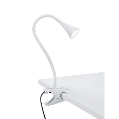 LED laualamp klamber valge