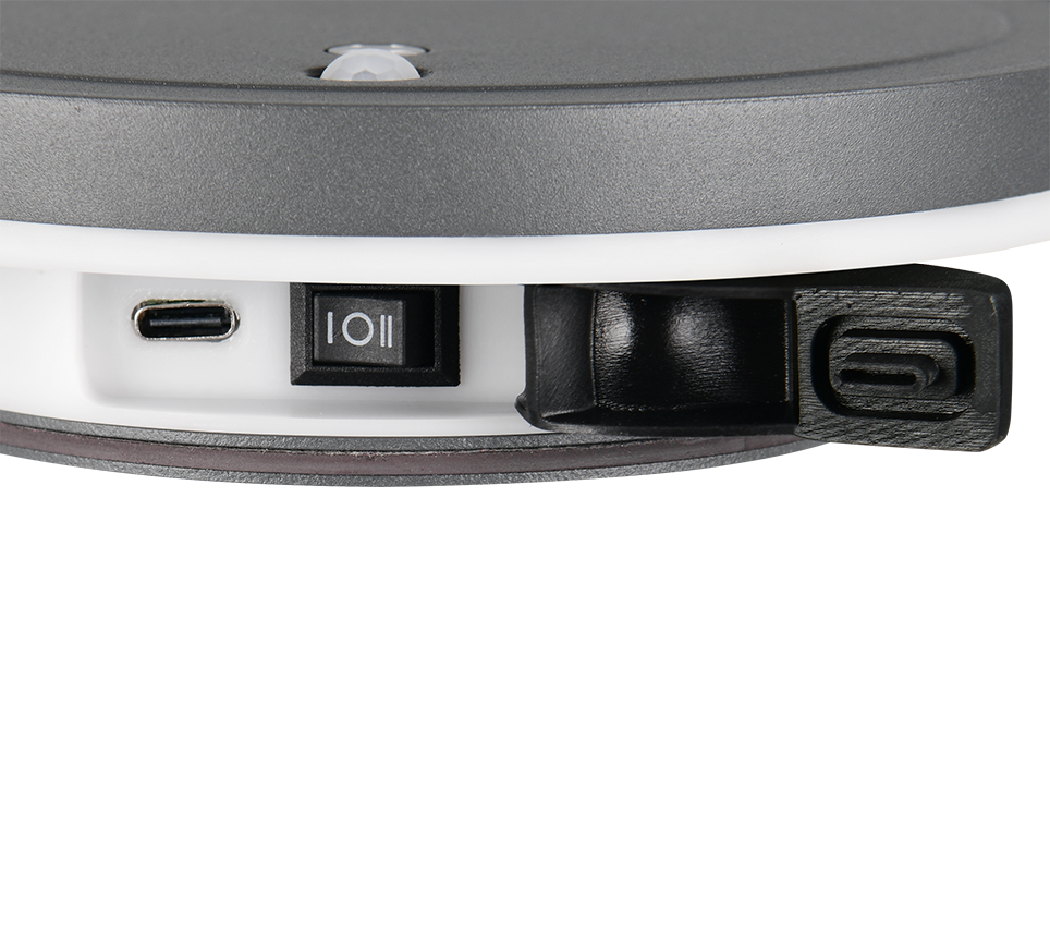 Seinavalgusti LED 14 cm antratsiit laaditav liikumis- ja hämarusanduriga - Image 5