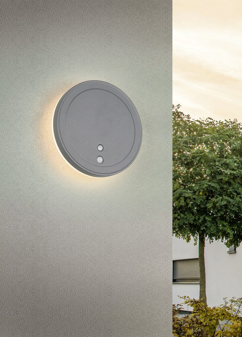 Seinavalgusti LED 14 cm antratsiit laaditav liikumis- ja hämarusanduriga - Image 2