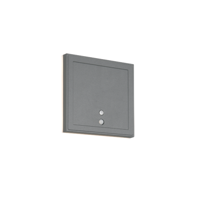 Seinavalgusti LED 14x14 cm antratsiit laaditav liikumis- ja hämarusanduriga