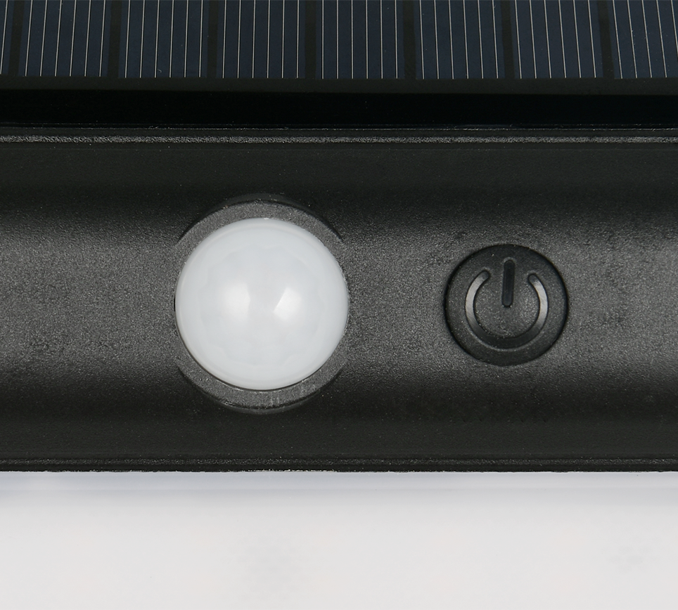 Must hübriidne päikese LED seinavalgusti laaditav liikumis- ja hämarusandur 4000K - Image 4