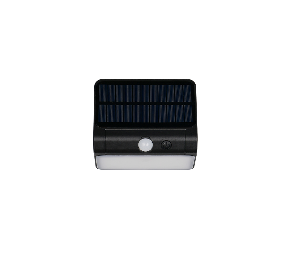Must hübriidne päikese LED seinavalgusti laaditav liikumis- ja hämarusandur 4000K - Image 8