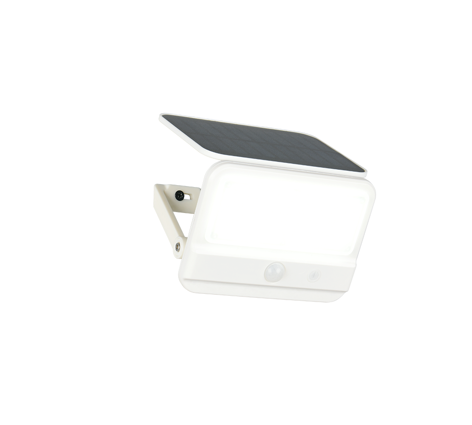 Hübriidne päikese LED seinavalgusti valge laaditav liikumis- ja hämarusandur 4000K