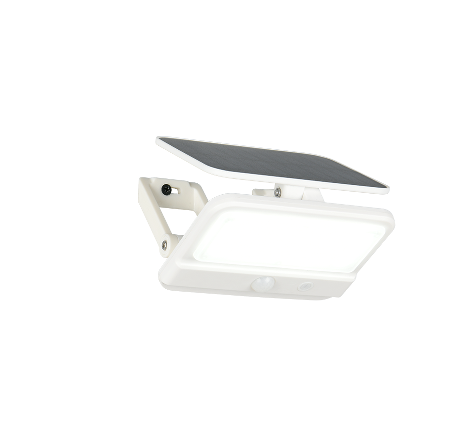 Hübriidne päikese LED seinavalgusti valge laaditav liikumis- ja hämarusandur 4000K - Image 2