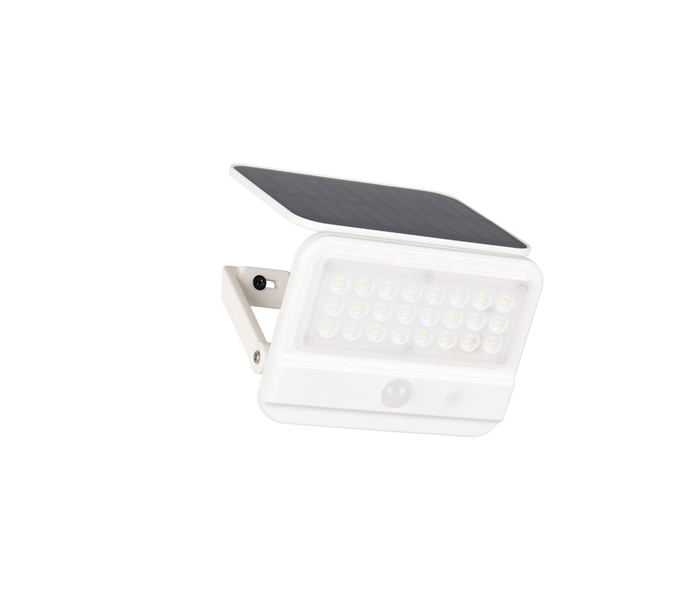 Hübriidne päikese LED seinavalgusti valge laaditav liikumis- ja hämarusandur 4000K - Image 6