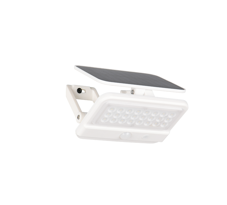 Hübriidne päikese LED seinavalgusti valge laaditav liikumis- ja hämarusandur 4000K - Image 9