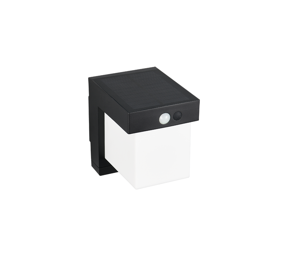 Hübriidne päikese LED seinavalgusti must liikumis- ja hämarusandur 4000K - Image 3