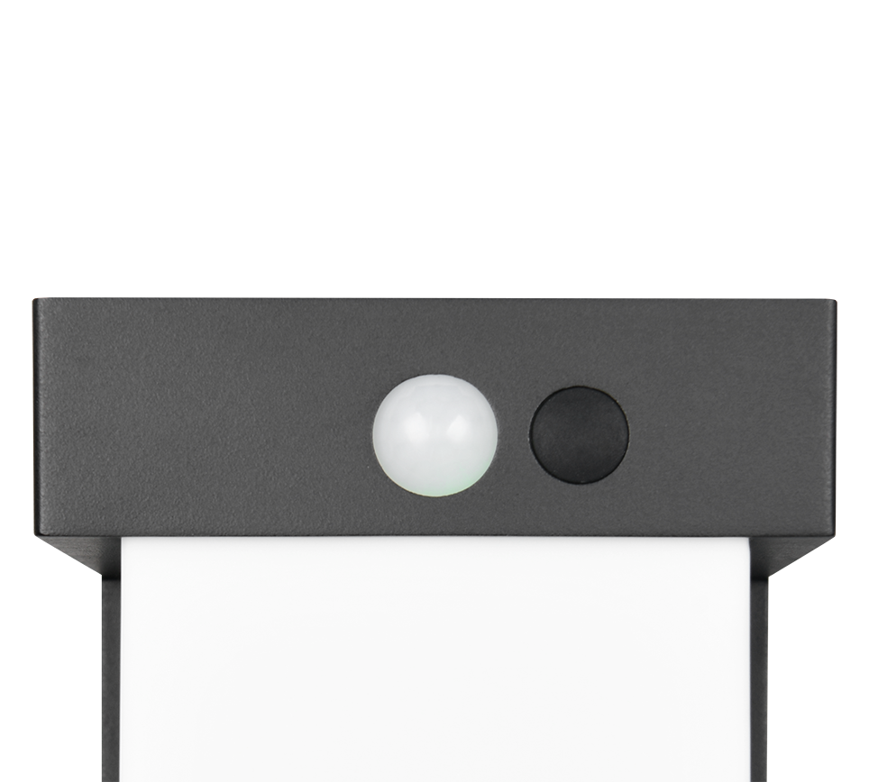 Hübriidne päikese LED seinavalgusti must liikumis- ja hämarusandur 4000K - Image 4