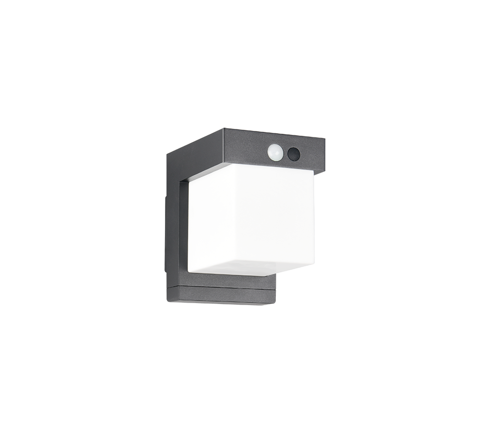 Hübriidne päikese LED seinavalgusti must liikumis- ja hämarusandur 4000K - Image 8