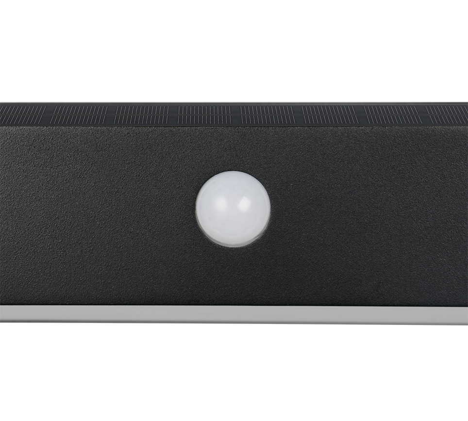 Must hübriidne päikese LED seinavalgusti laaditav liikumis- ja hämarusandur 4000K - Image 4