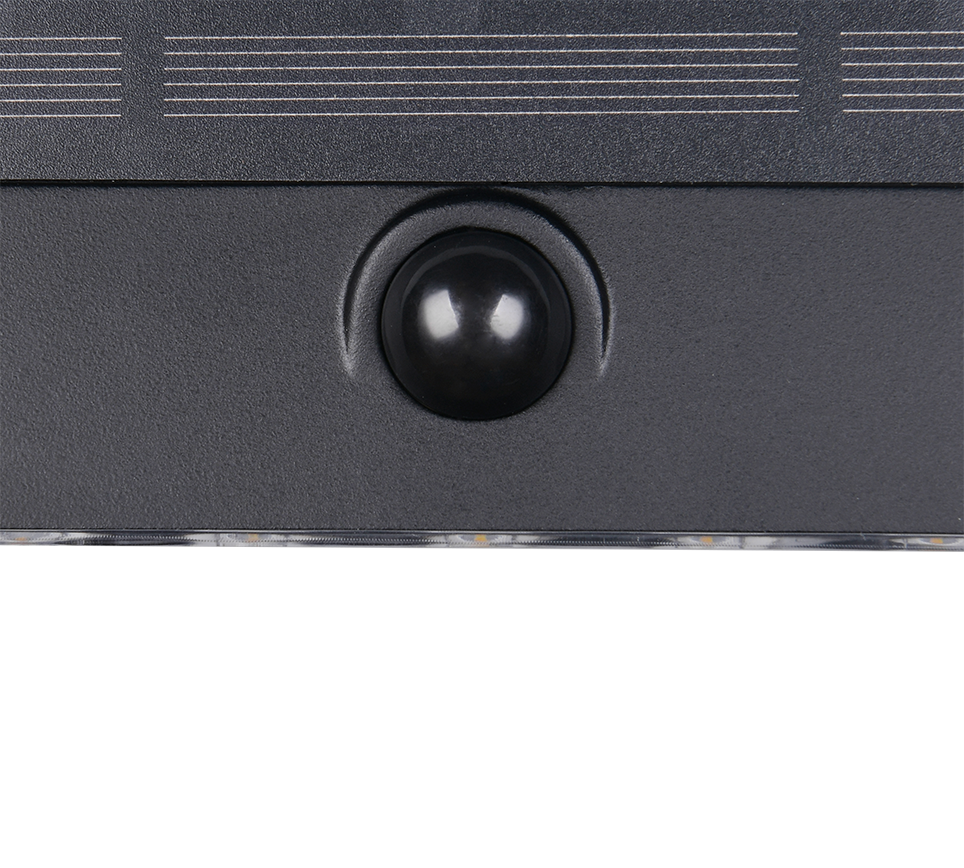 Hübriidne päikese LED seinavalgusti must laaditav liikumis- ja hämarusandur 4000K - Image 4