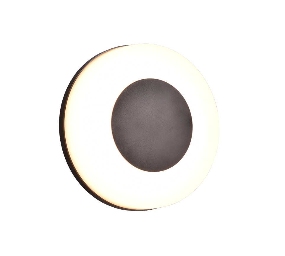 Seinavalgusti LED matt must/valge