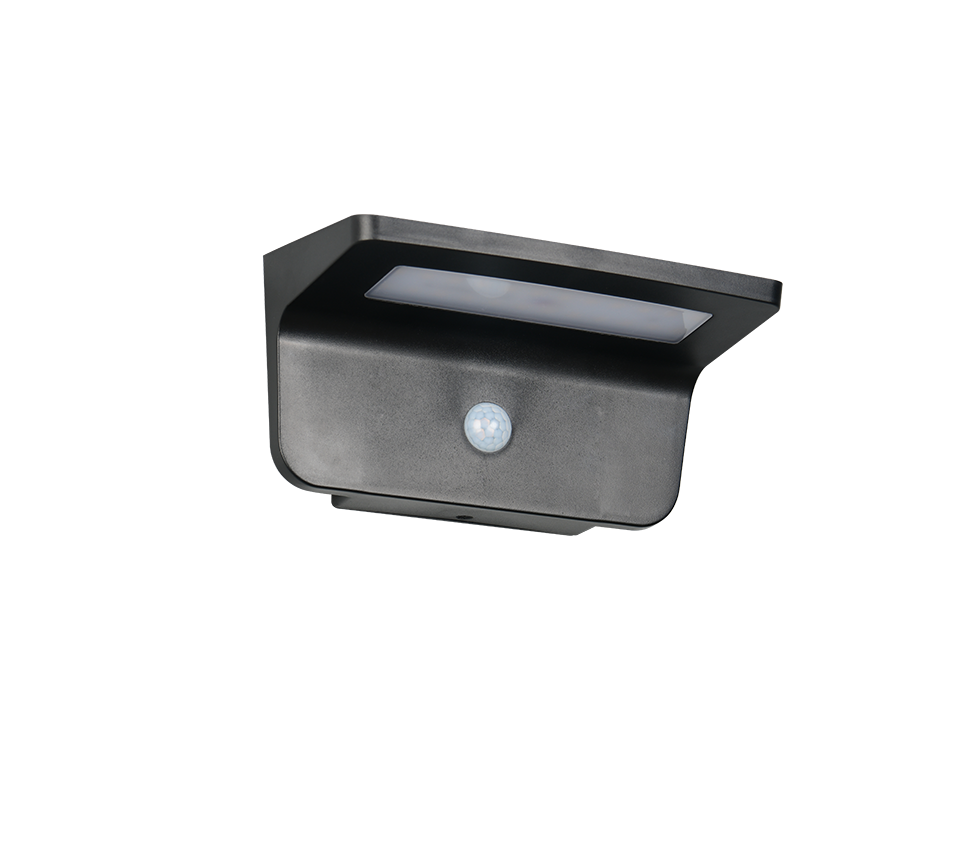 Seinavalgusti hübriidne päikesepaneel LED must laaditav liikumis- ja hämarusandur 4000K - Image 6