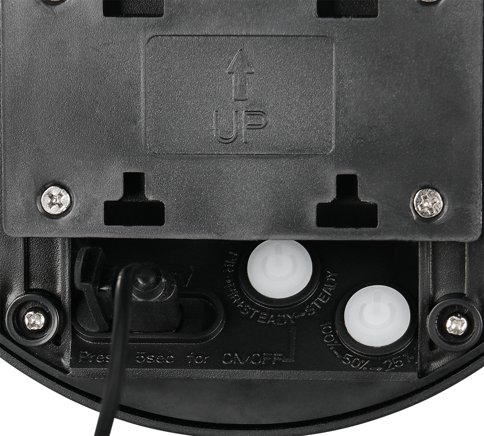 Seinavalgusti hübriidne päikese LED must 4000K laaditav liikumis- ja hämarusandur - Image 5