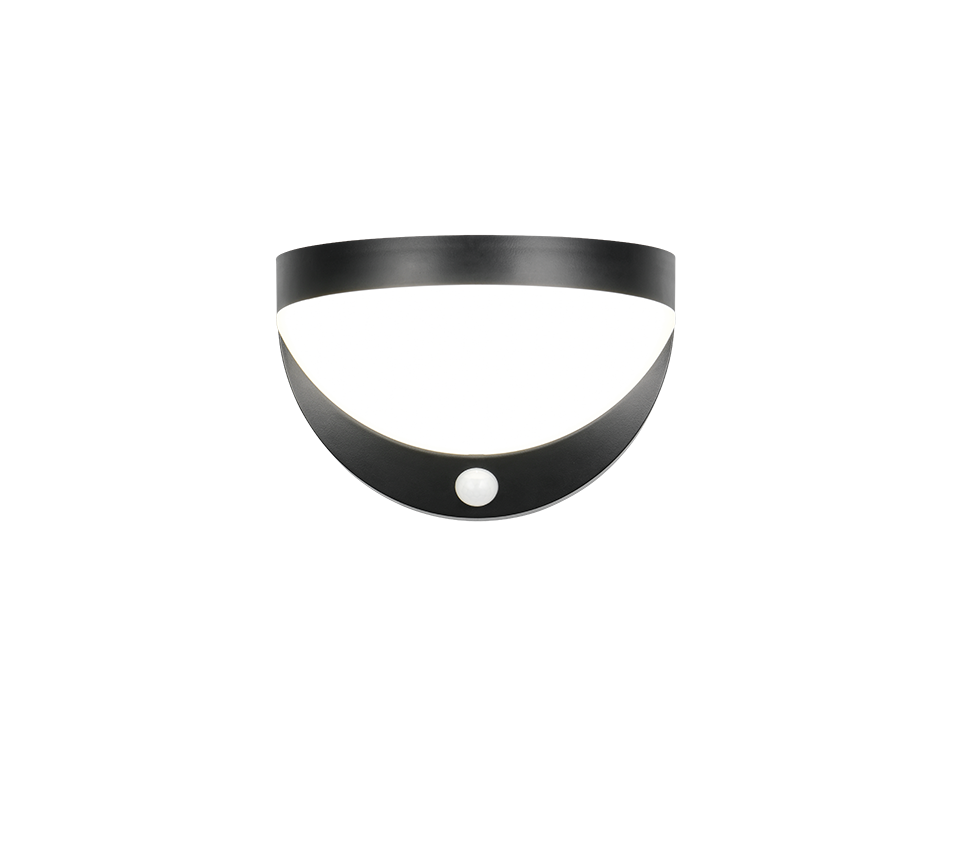 Seinavalgusti hübriidne päikese LED must 4000K laaditav liikumis- ja hämarusandur - Image 6