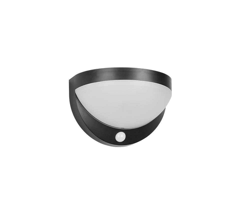 Seinavalgusti hübriidne päikese LED must 4000K laaditav liikumis- ja hämarusandur - Image 7