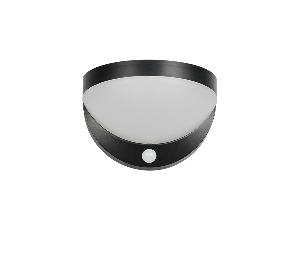 Seinavalgusti hübriidne päikese LED must 4000K laaditav liikumis- ja hämarusandur - Image 9