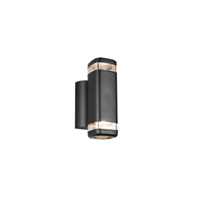Seinavalgusti 2xGU10 must matte