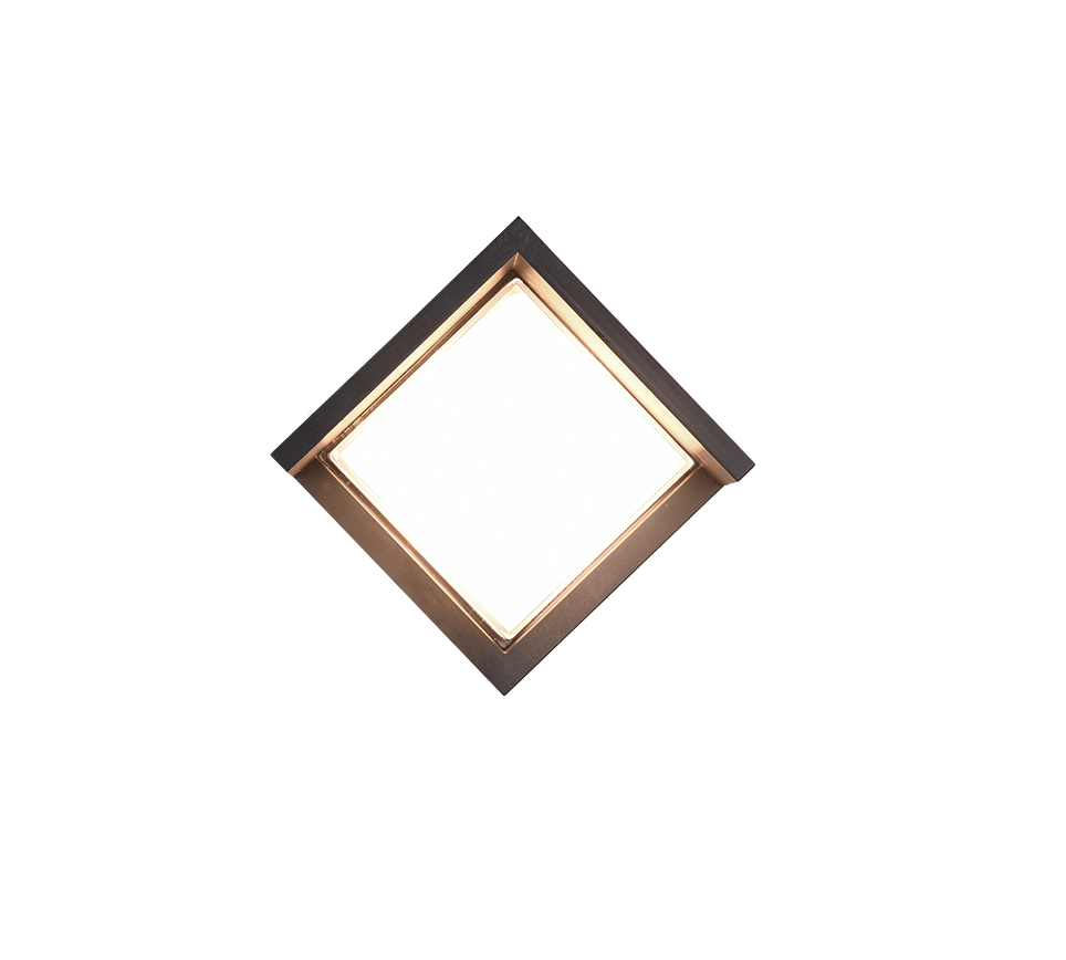 Seinavalgusti Puno LED ruudukujuline must matte - Image 3