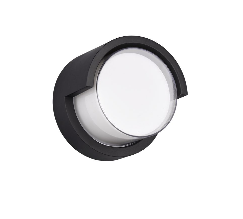 Seinavalgusti Puno LED ümmargune matt must - Image 4