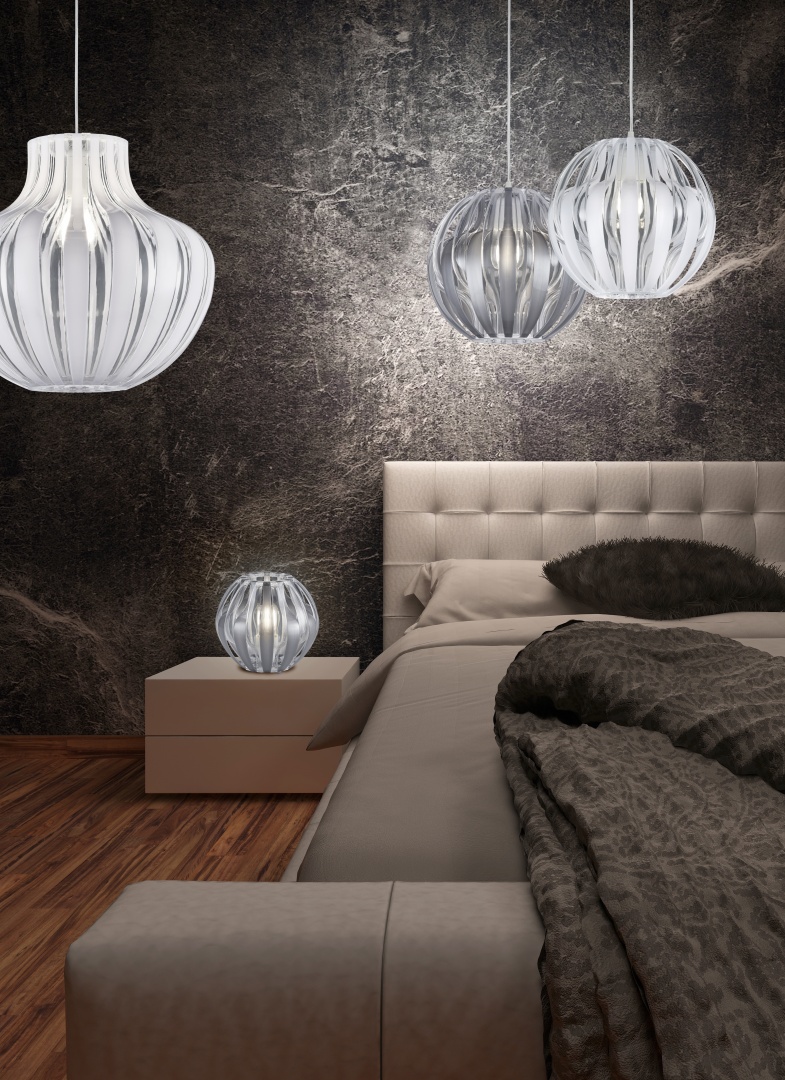 Rippuv valgusti 30 cm E27 valge - Image 2