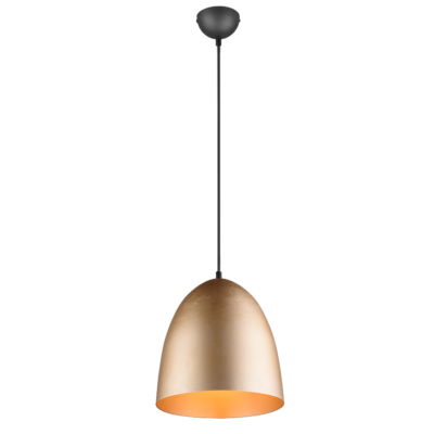 Rippuv valgusti 25 cm E27 matt messing
