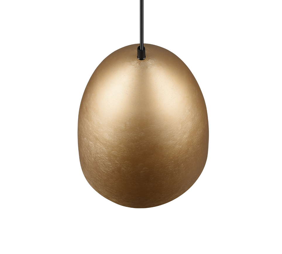 Rippuv valgusti 25 cm E27 matt messing - Image 3