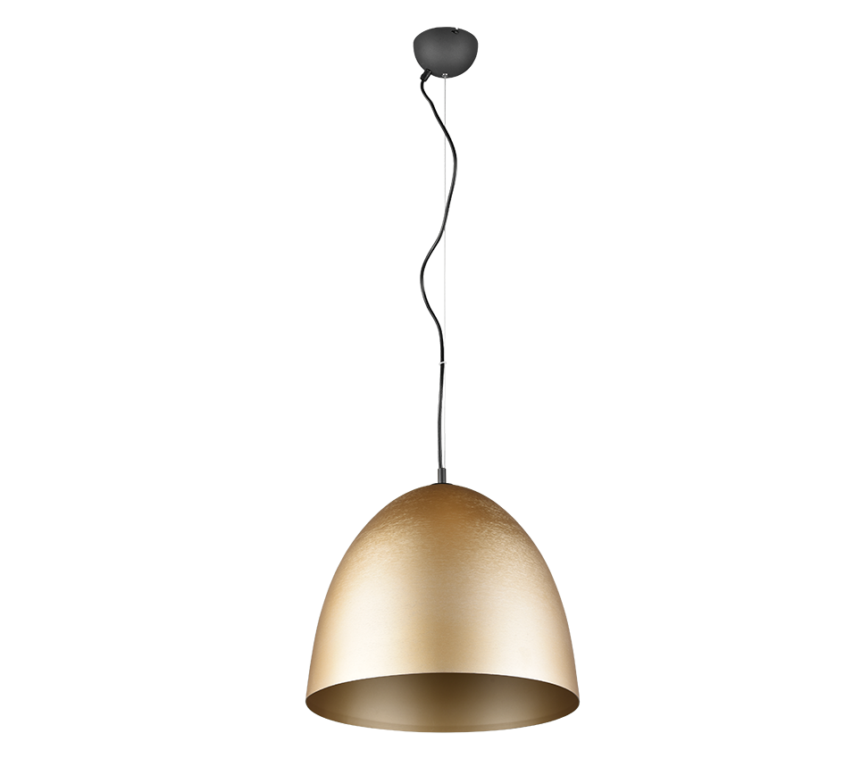 Rippuv valgusti 40 cm E27 matt messing - Image 5