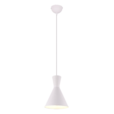 Rippuv valgusti 20 cm E27 matt valge