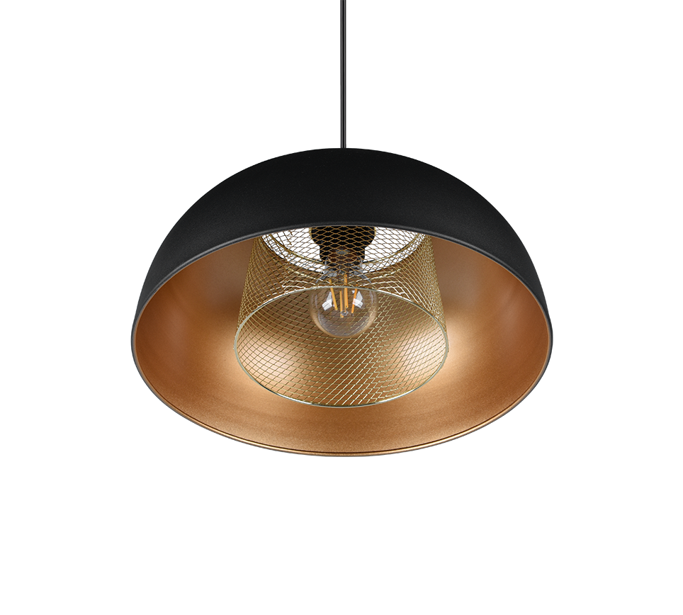 Rippuv valgusti 35 cm E27 must matte - Image 7