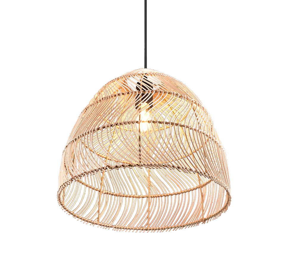 Rippuv valgusti E27 naturaalne värv/palmikiud - Image 4