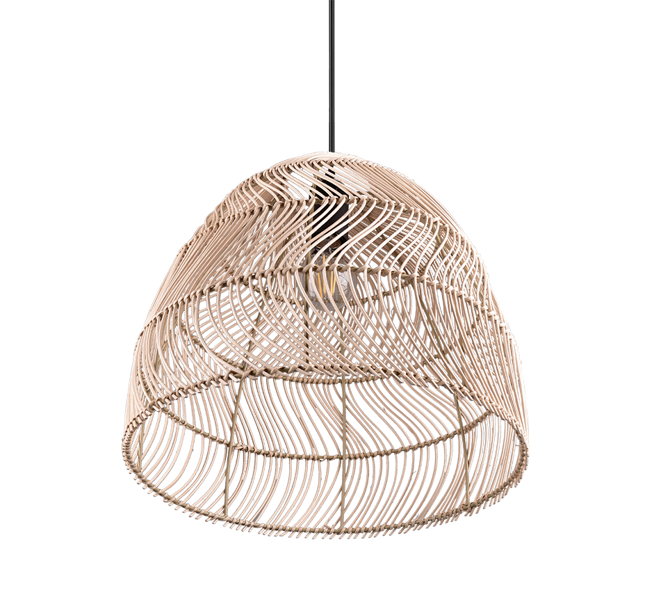 Rippuv valgusti E27 naturaalne värv/palmikiud - Image 7