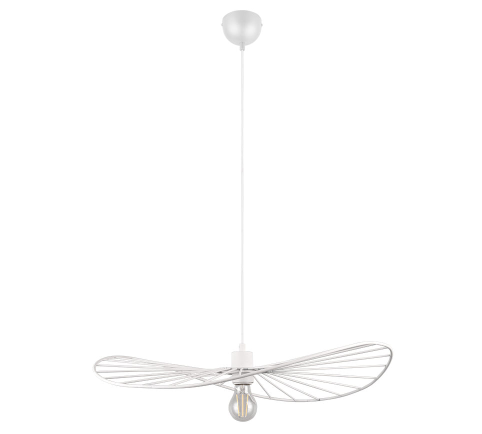 Rippuv valgusti E27 matt valge - Image 5