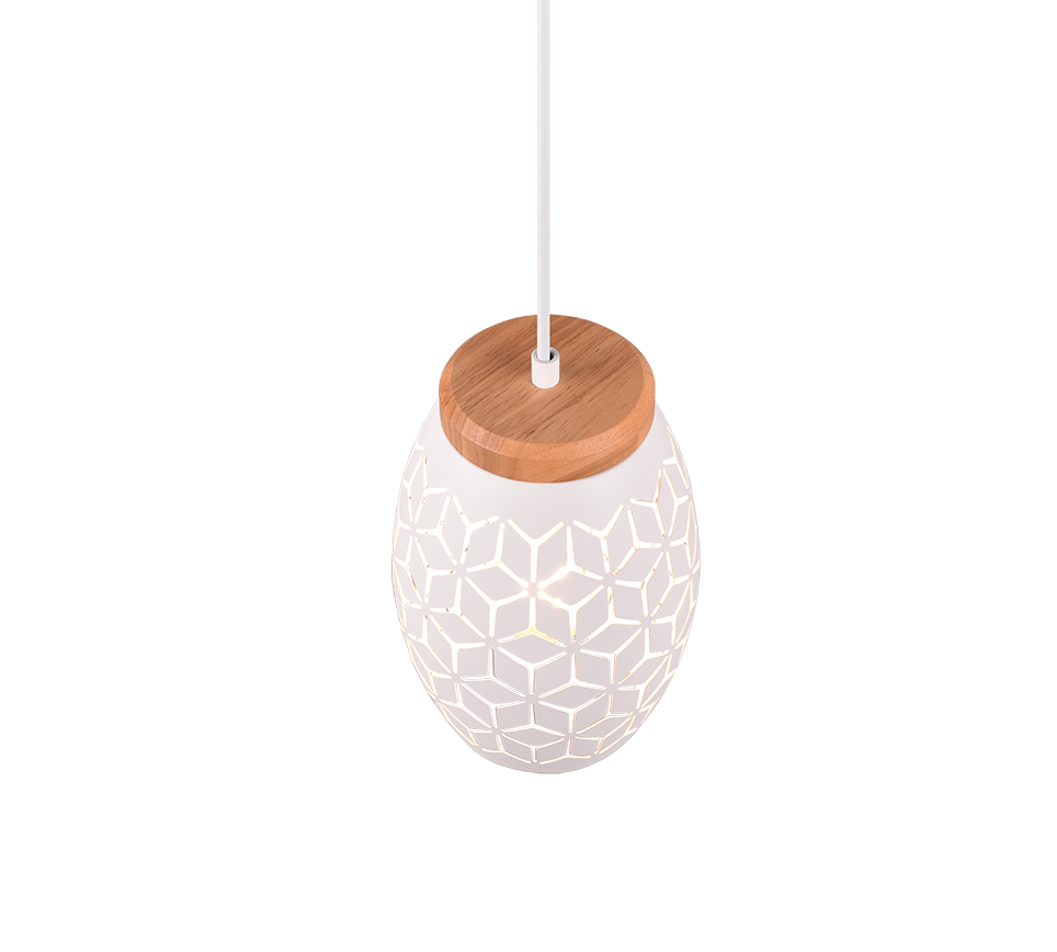 Rippuv valgusti 1 tk E27 matt valge - Image 2