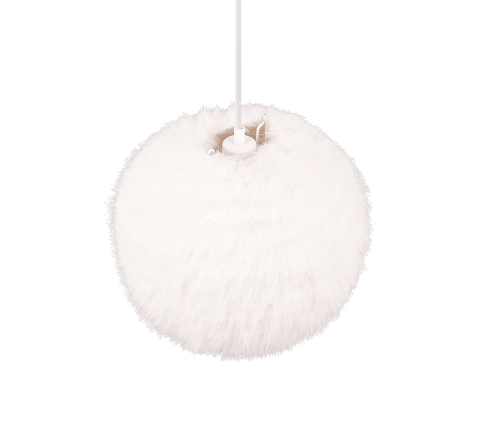 Rippuv valgusti 35 cm E27 sand valge - Image 2