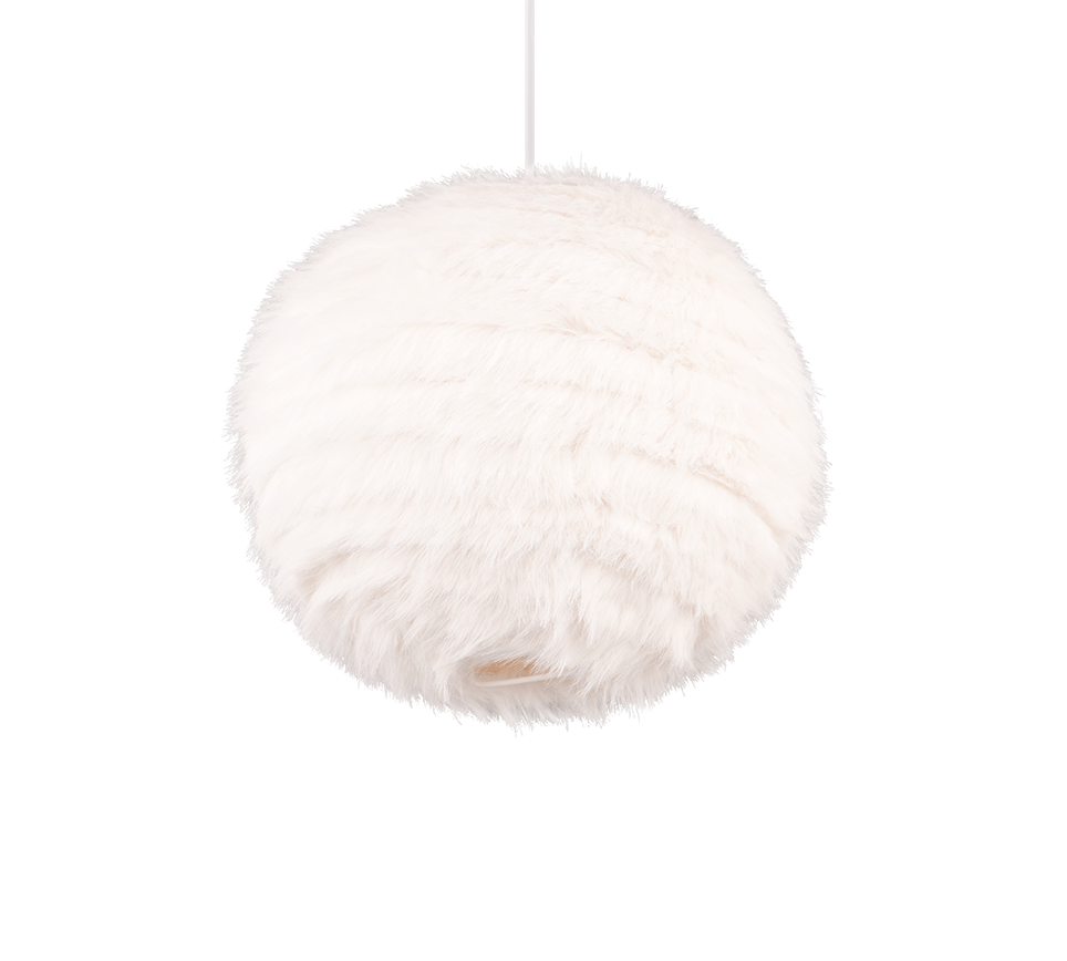 Rippuv valgusti 35 cm E27 sand valge - Image 3