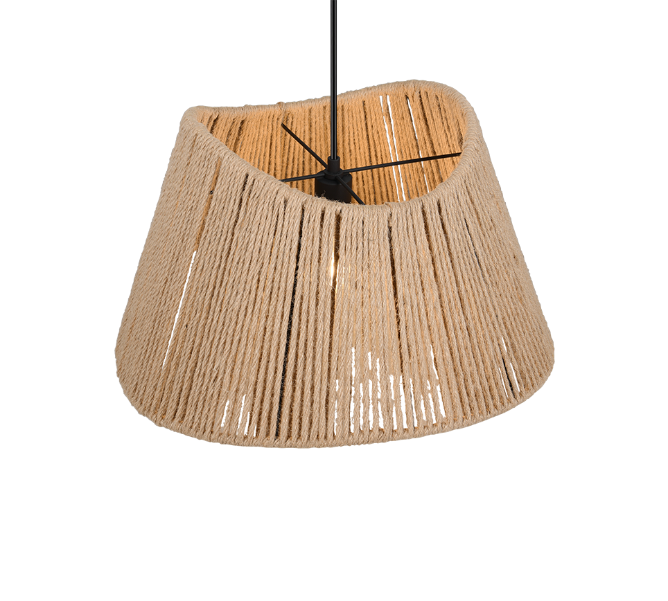Rippuv valgusti E27 looduslik värv/jutete - Image 3
