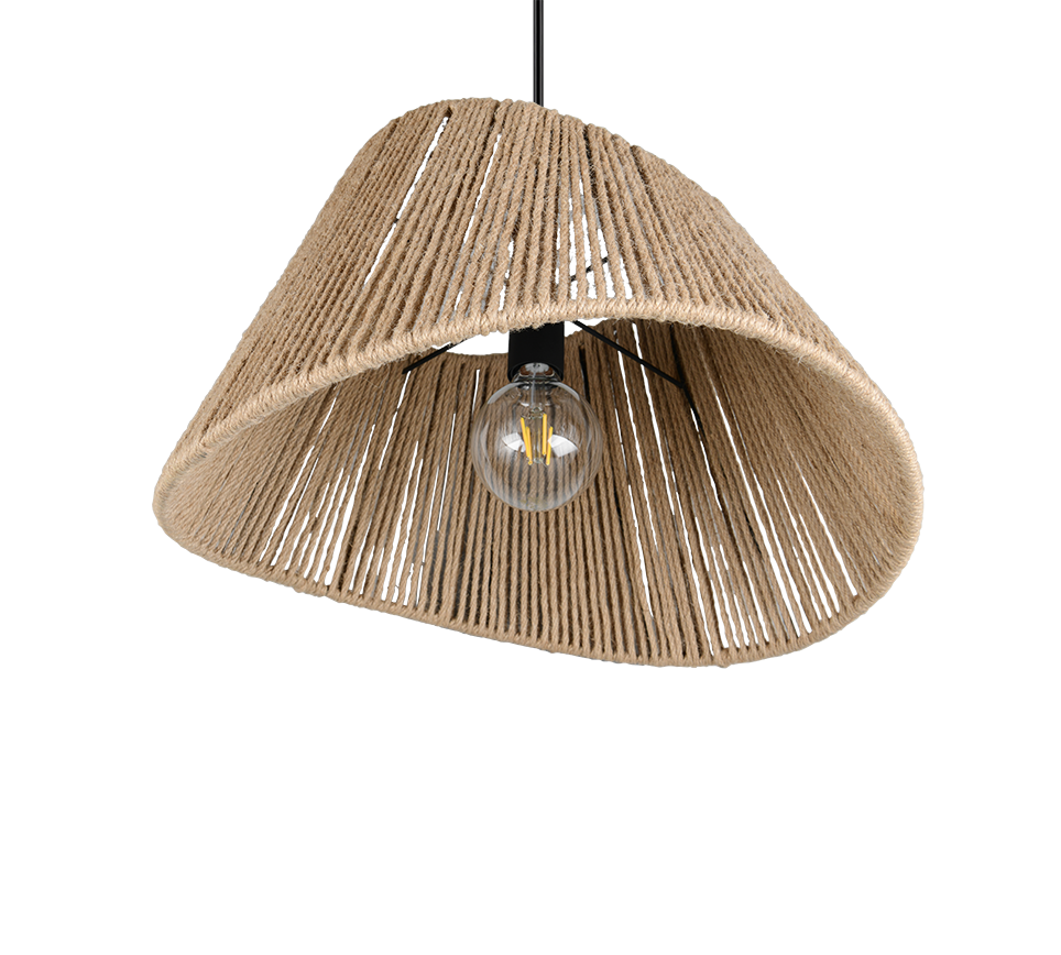 Rippuv valgusti E27 looduslik värv/jutete - Image 7
