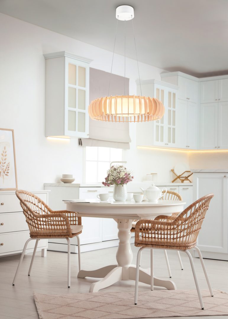 Rippuv valgusti LED 60 cm puit/valge - Image 2