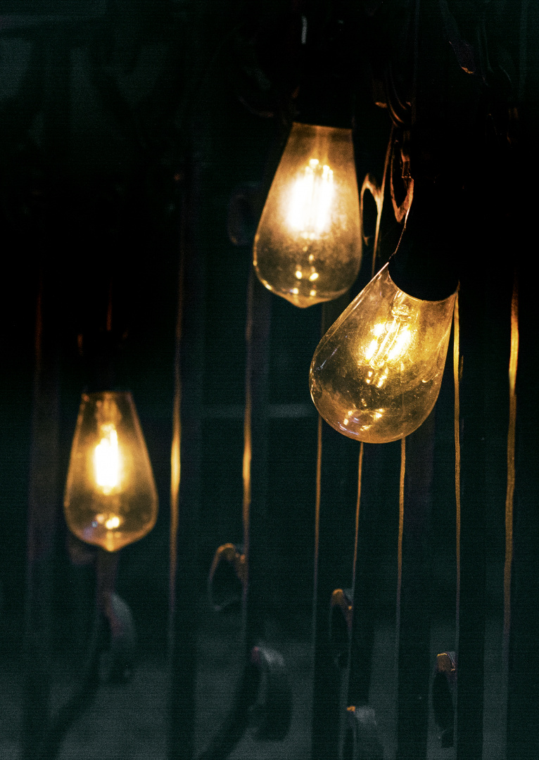 Rippuv valgusti 3 tk must hämaruse anduriga - Image 2