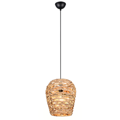 Rippuv valgusti E27 looduslik värv/merirohi