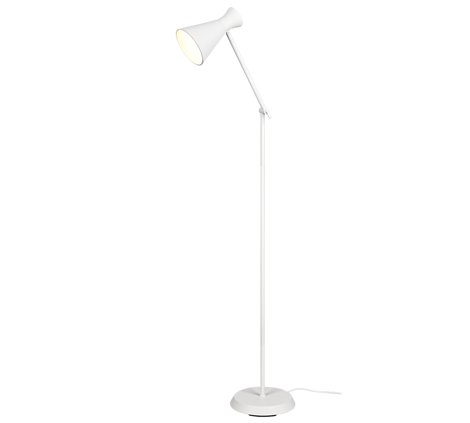 Enzo põrandavalgusti E27 matt valge - Image 3