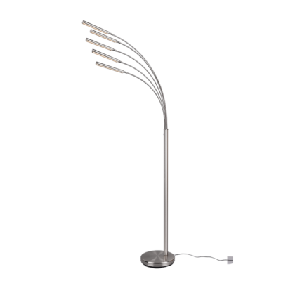 Reed LED põrandavalgusti hõbedane