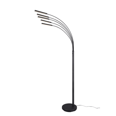 Reed LED põrandavalgusti must