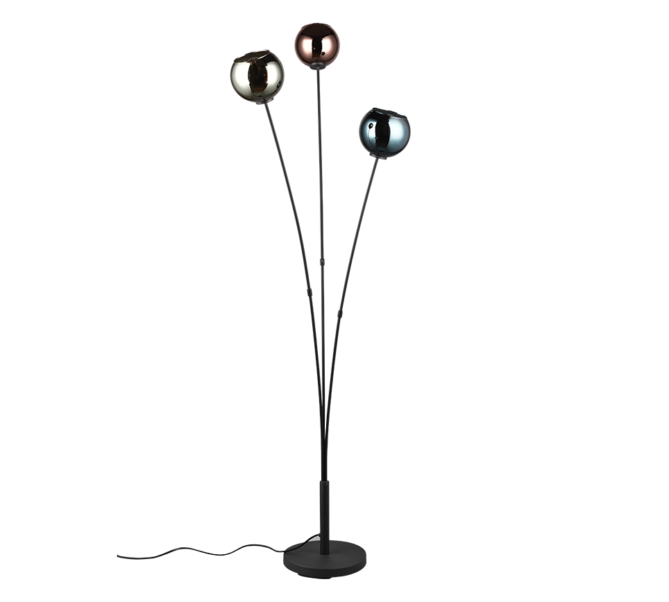 Sheldoni põrandavalgusti 3-osaline E14 mitmevärviline - Image 3