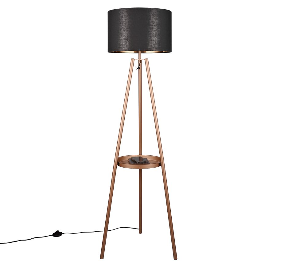 Colette põrandavalgusti E27 kohvi pruun - Image 5